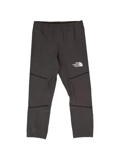 The North Face Kids' Logo-print Panelled Track Pants In Gray