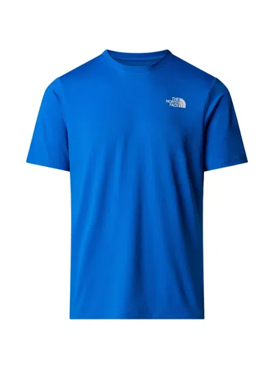 The North Face Logo-print Short-sleeve T-shirt In Blue