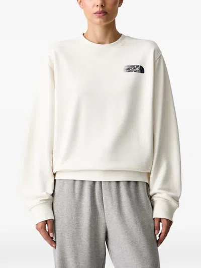 The North Face Logo-print Sweater In White