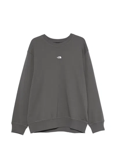 The North Face Logo-print Sweatshirt In Gray