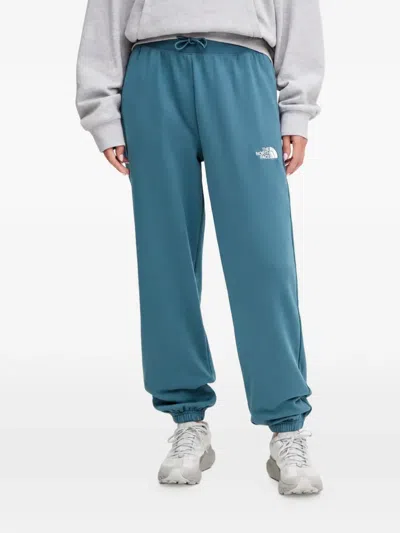 The North Face Logo-print Track Pants In Blue