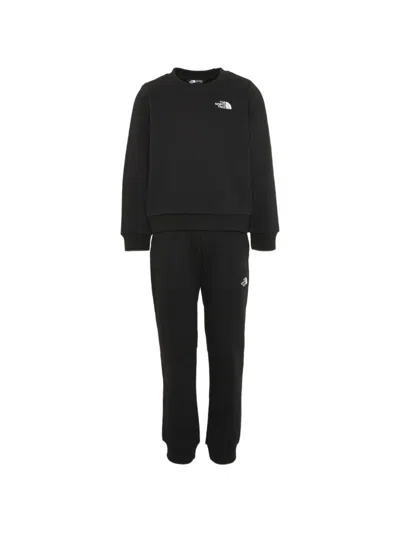 The North Face Kids' Logo-print Tracksuit Set In Black