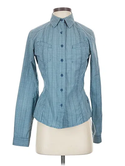 Pre-owned The North Face Long Sleeve Blouse In Blue