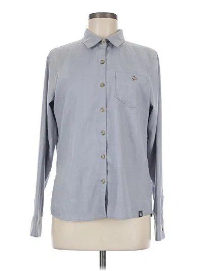 Pre-owned The North Face Long Sleeve Blouse In Gray