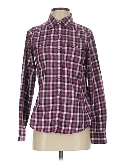 Pre-owned The North Face Long Sleeve Blouse In Purple