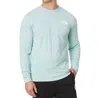 The North Face Long Sleeve Box Nse Tee In Muted Pine In Multi