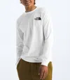 The North Face Long Sleeve Box Nse Tee In White In White