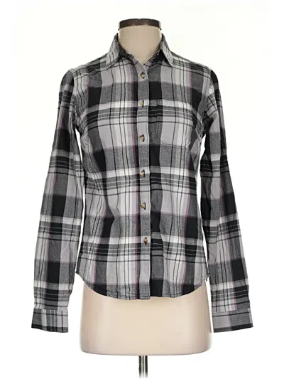 Pre-owned The North Face Long Sleeve Button Down Shirt In Gray