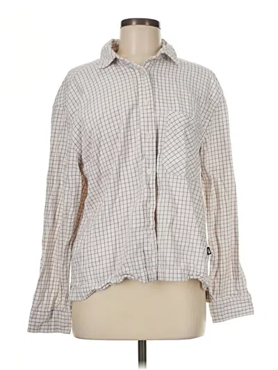 Pre-owned The North Face Long Sleeve Button Down Shirt In Gray