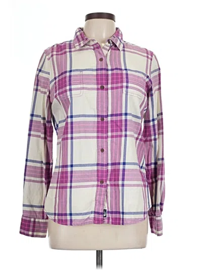 Pre-owned The North Face Long Sleeve Button Down Shirt In Pink