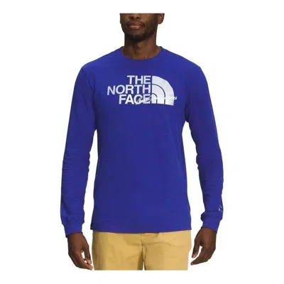 The North Face Long-sleeve Graphic Injection T-shirt 'purple White' In Multi