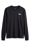 The North Face Mens Nse Graphic-print Raglan-sleeve Cotton-jersey Sweater Tnf Black Xl In Tnf Black/tnf White