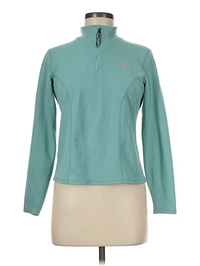 Pre-owned The North Face Long Sleeve Top Teal Tops
