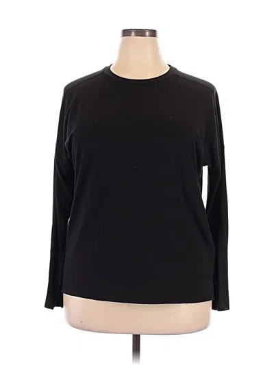 Pre-owned The North Face Long Sleeve T-shirt In Black