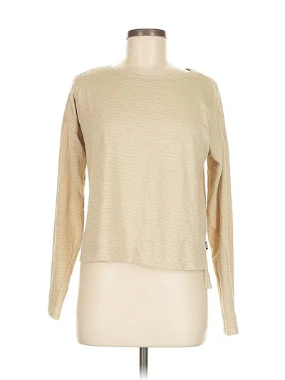 Pre-owned The North Face Long Sleeve T-shirt In Brown