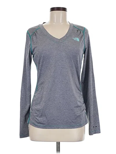 Pre-owned The North Face Long Sleeve T-shirt In Gray
