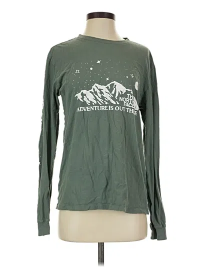Pre-owned The North Face Long Sleeve T-shirt In Green