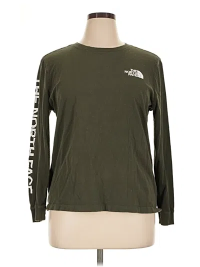 Pre-owned The North Face Long Sleeve T-shirt In Green