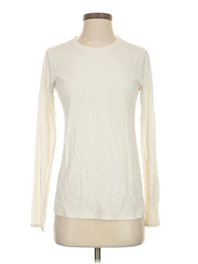 Pre-owned The North Face Long Sleeve T-shirt In Ivory