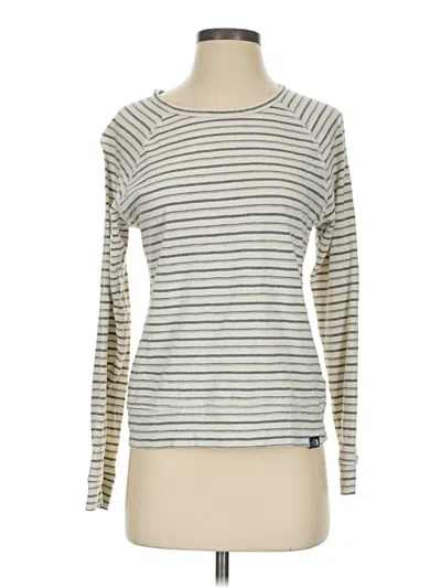 Pre-owned The North Face Long Sleeve T-shirt In Ivory