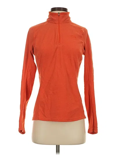 Pre-owned The North Face Long Sleeve T-shirt In Orange