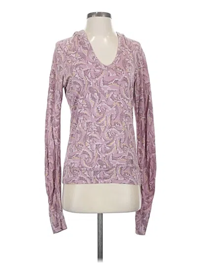 Pre-owned The North Face Long Sleeve T-shirt In Purple