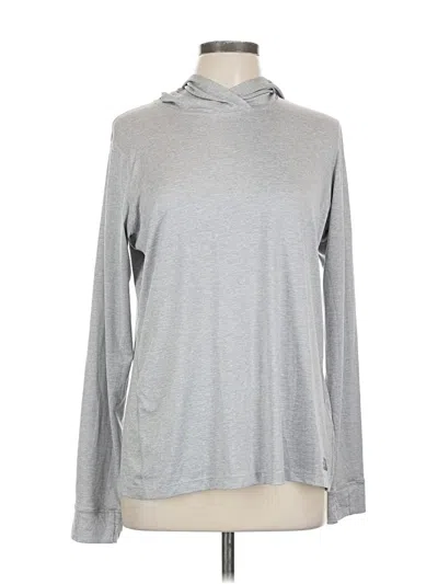 Pre-owned The North Face Long Sleeve Turtleneck In Silver