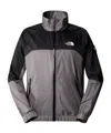 The North Face Wind Shell Full Zip Jacket In Black