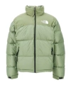 The North Face Retro Nuptse 1996 Bark Mist Down Jacket In Green
