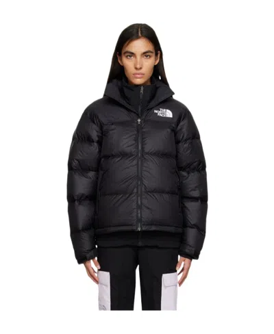 The North Face Ssense Exclusive Black 1996 Retro Shine Nuptse Down Jacket In 38s Tnf Black-shine
