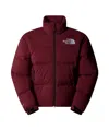 The North Face Long-sleeved Down Jacket In Brown