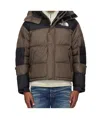 The North Face Brown Hmlyn Baltoro Down Jacket In Multicolor