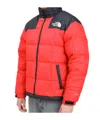 The North Face Long-sleeved Down Jacket In Orange
