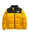 The North Face Long-sleeved Down Jacket In Orange