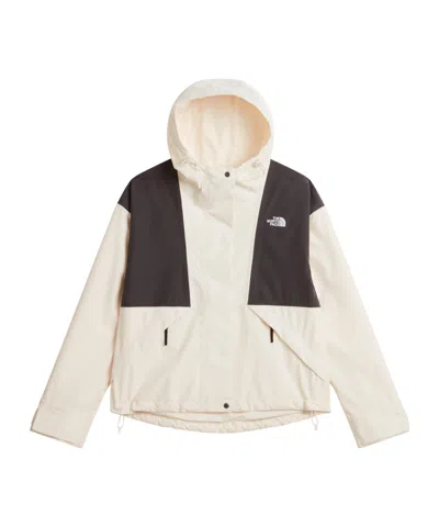 The North Face Lux Mountain Waterproof Long Sleeve Softshell Jacket In White