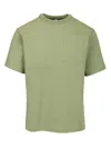 The North Face M Dome Relaxed Ss Pocket Tee T-shirt Green In Gold