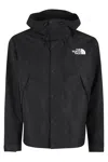 The North Face Dryvent Mono Black Jacket With Logo Printed On The Front In Tech Fabric Man In Tnf Black