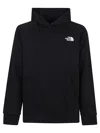 The North Face Raglan Hoodie Graphic Pocket Cuffs Hem In Tnf Black