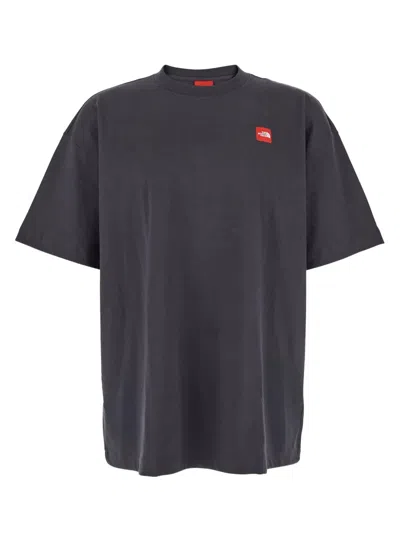 The North Face Tnf Red Box Tee In Black