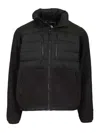 The North Face Mens Black Rmst Denali Tek High-neck Fleece-down Jacket Xl In Black