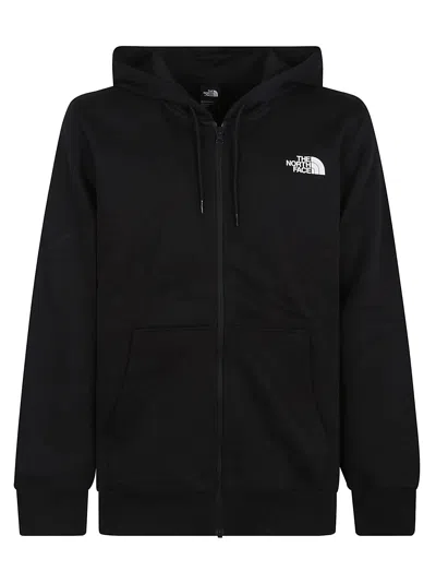 The North Face M Simple Dome Full Zip Hoodie In Tnf Black