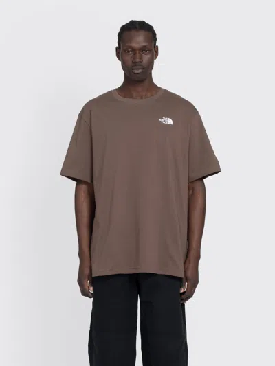The North Face M Ss Evolution Box Fit Tee In Brown