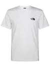 The North Face White T-shirt With Logo Printed On The Front And Back In Cotton Blend Man