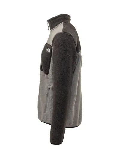 The North Face M Yumiori Full Zip Sweatshirt In Smoked Pearl/tnf Black