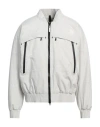 The North Face Man Jacket Light Grey Size L Polyester In Grey