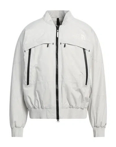 The North Face Man Jacket Light Grey Size L Polyester