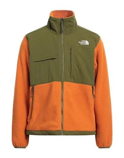 The North Face Man Jacket Military Green Size L Polyester, Nylon In Multi