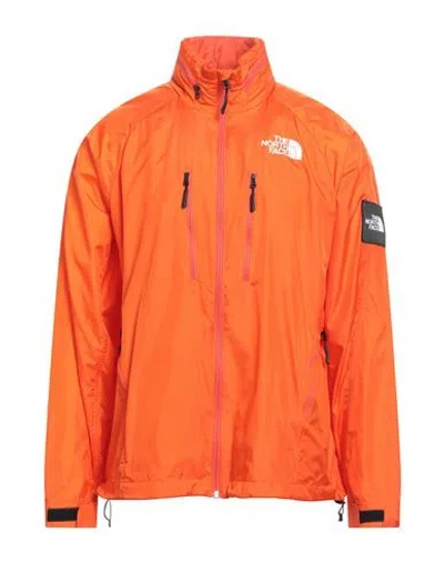 The North Face Man Jacket Orange Size L Nylon