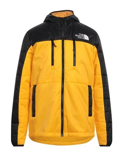 The North Face Man Jacket Yellow Size L Nylon