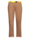 The North Face Man Jeans Camel Size 34 Cotton In Beige